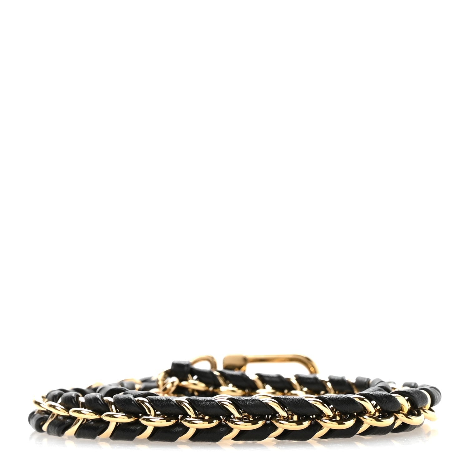 Louis Vuitton Calfskin Multi Pochette Chain Shoulder Strap Black Gold