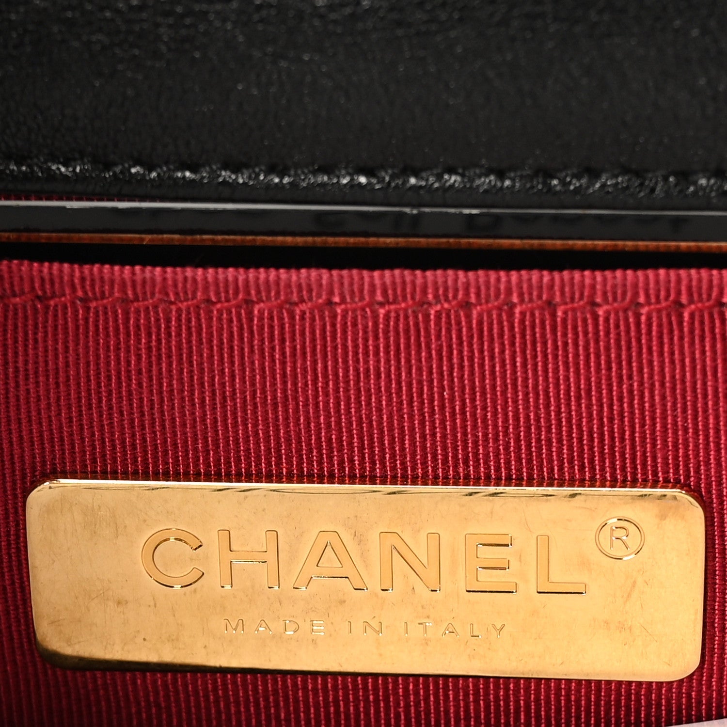 Chanel Goatskin Quilted Chanel 19 Waist Bag Black