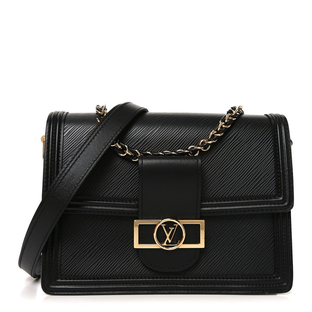 Louis Vuitton Epi Dauphine MM Black