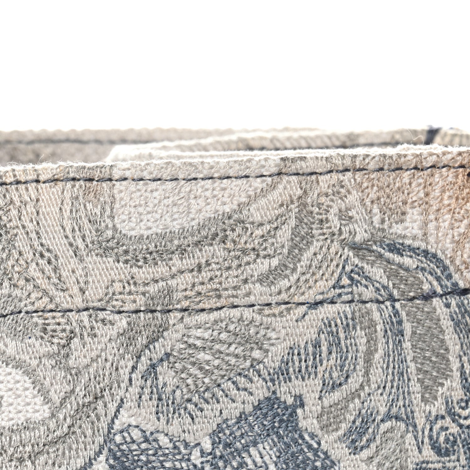 Christian Dior Gradient Canvas Embroidered Large Dioriviera Toile De Jouy Book Tote Blue