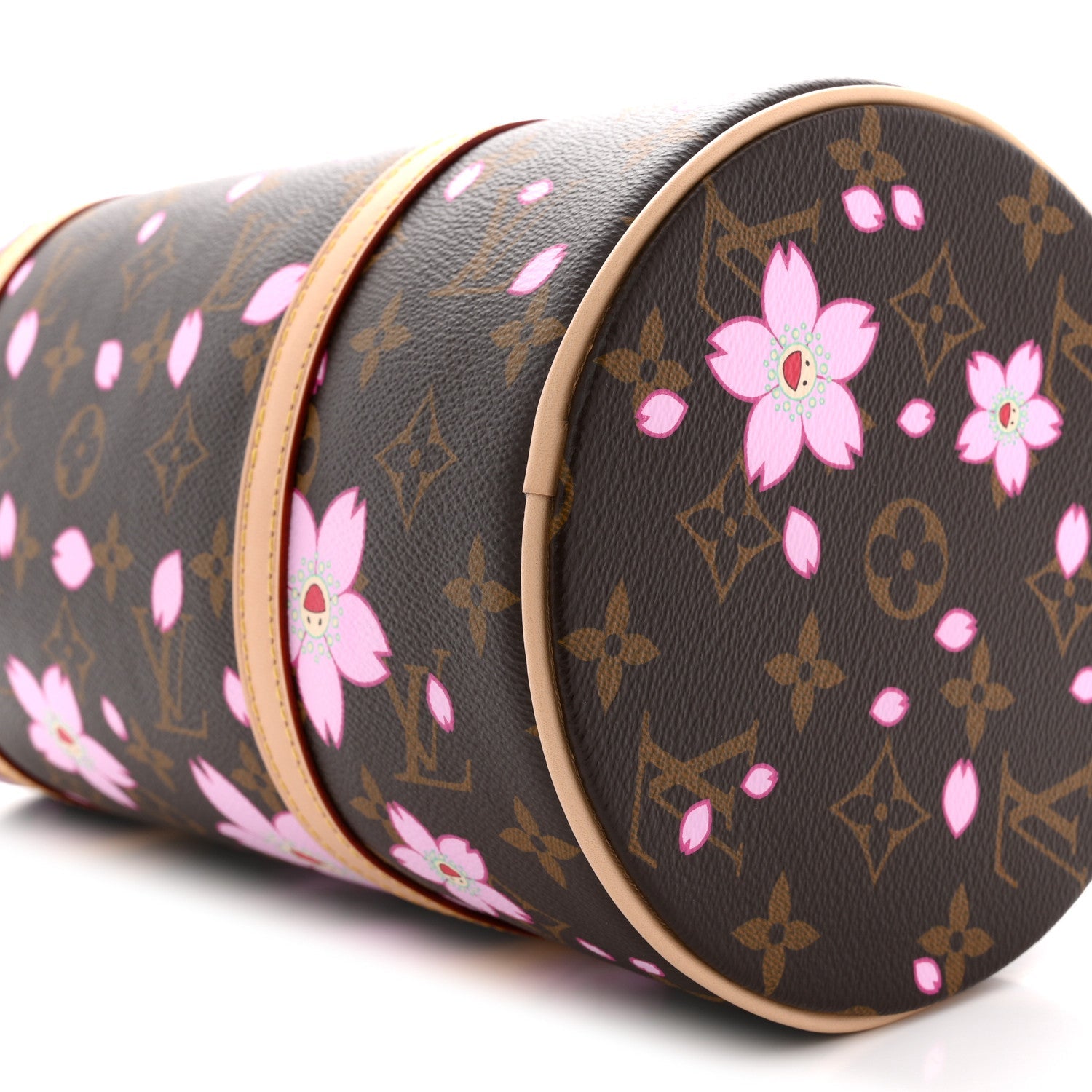 Louis Vuitton LV X TM Monogram Cherry Blossom Papillon Sakura Brown