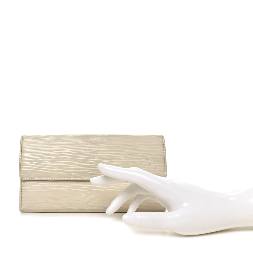 Louis Vuitton Epi Sarah Wallet Ivory