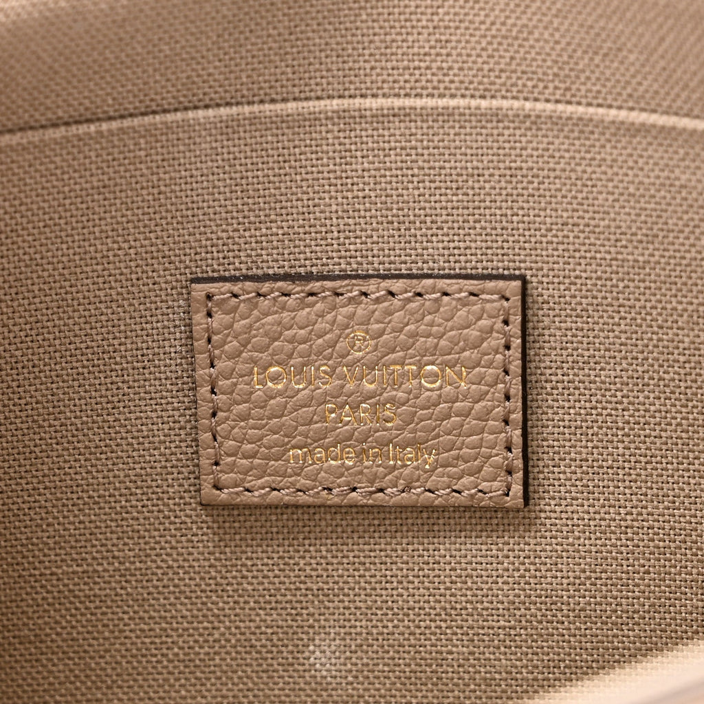 Louis Vuitton Empreinte Monogram Giant Felicie Pochette Tourterelle Creme