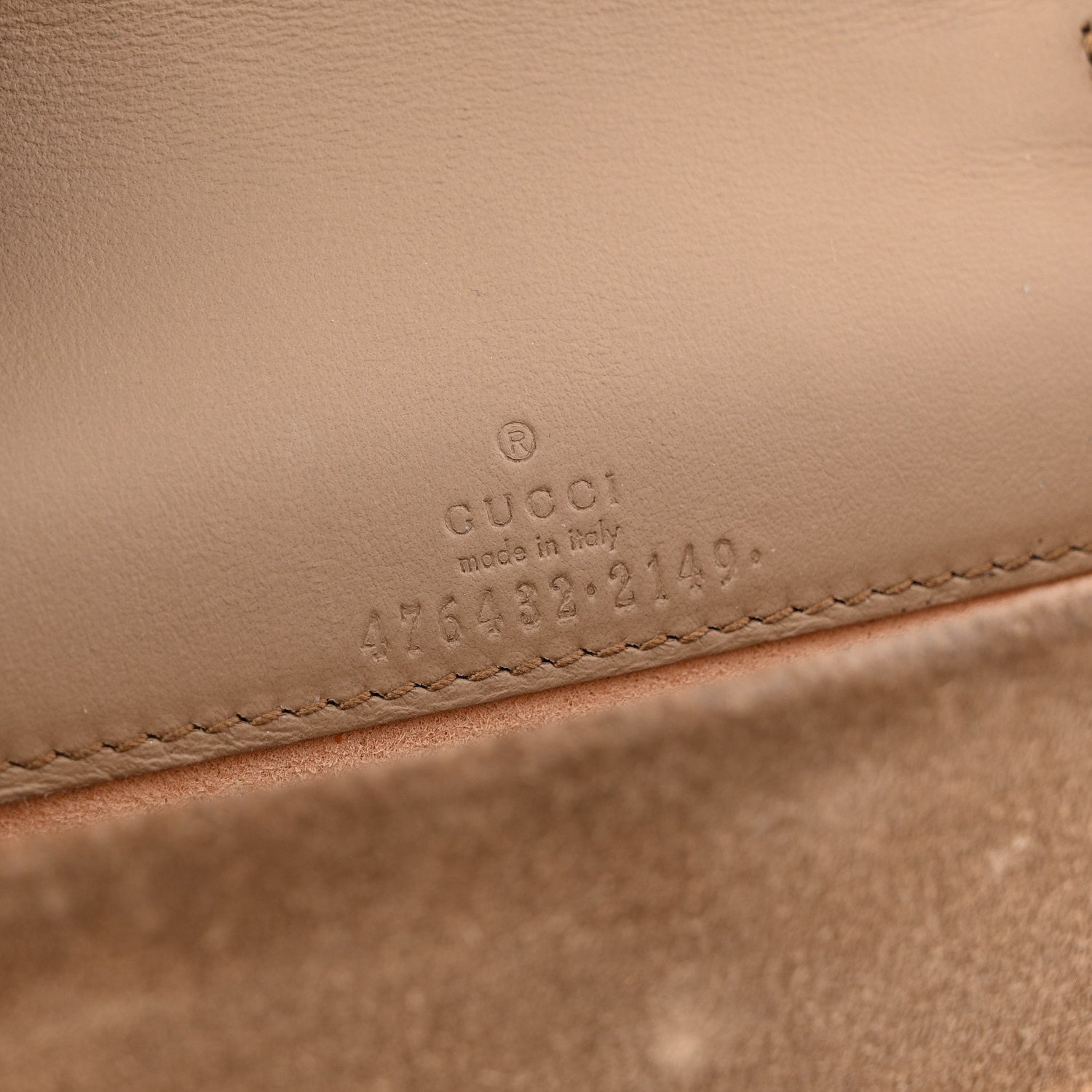 Gucci GG Supreme Monogram Super Mini Dionysus Shoulder Bag Taupe