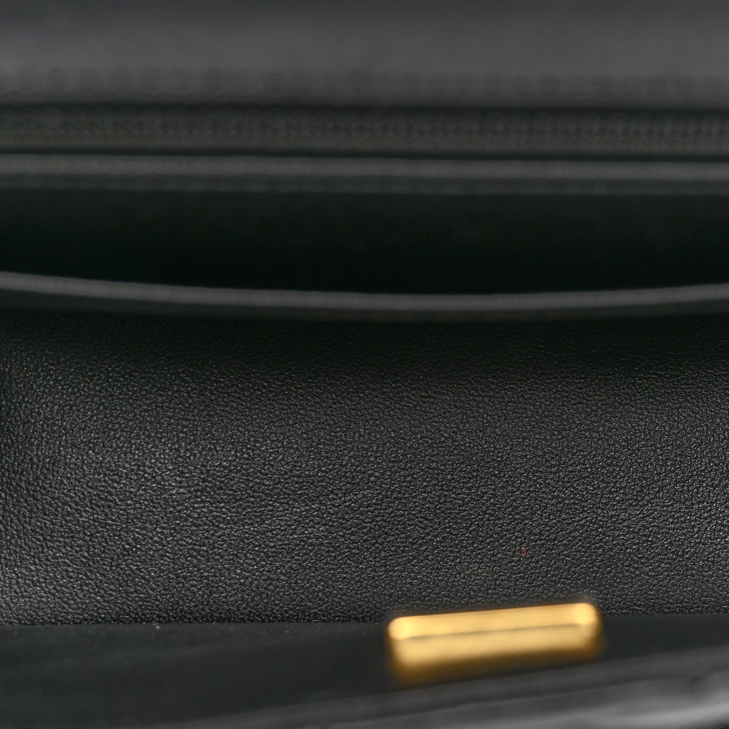 Chanel Lambskin Quilted Mini Rectangular Flap Black