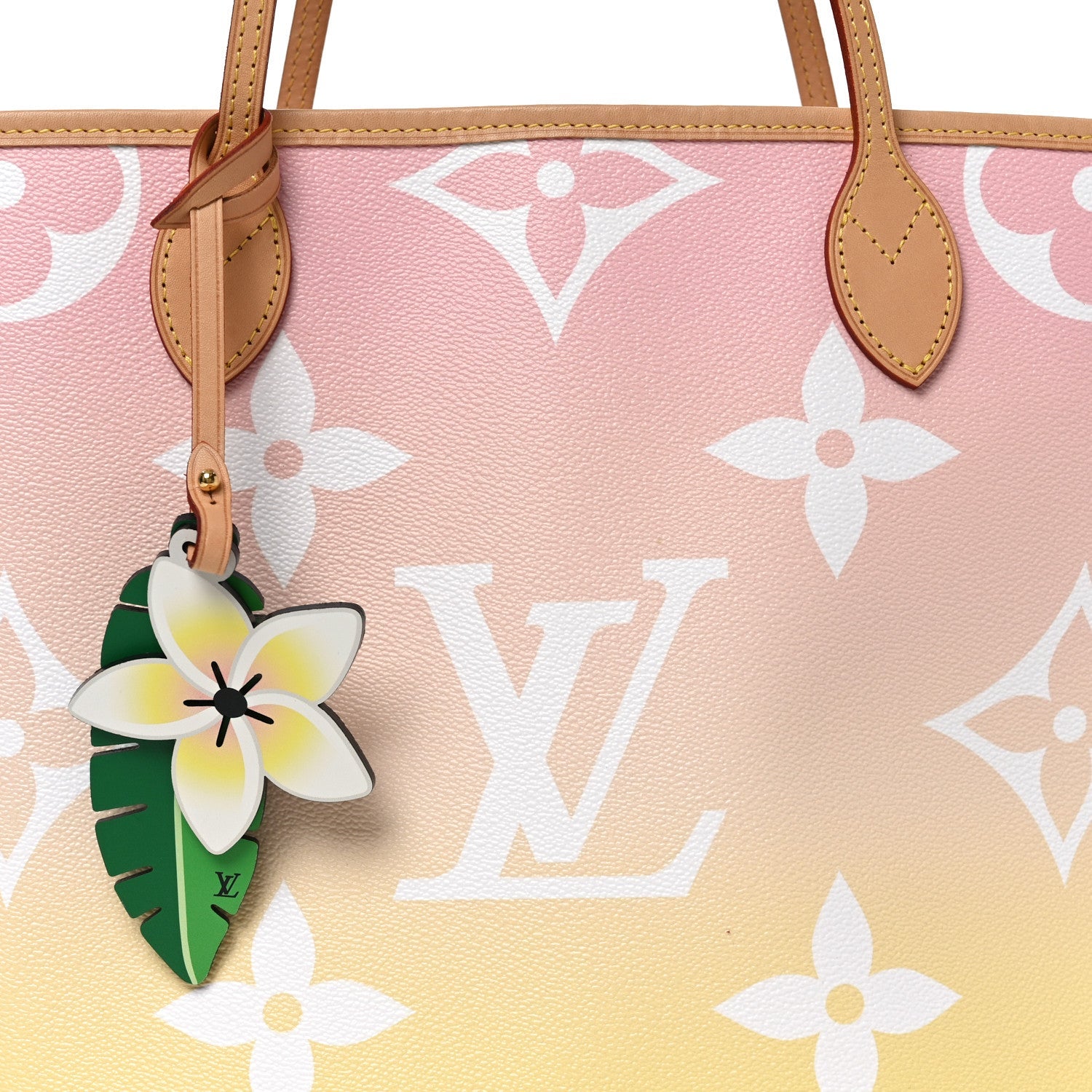 Louis Vuitton Monogram Giant By The Pool Neverfull MM Light Pink