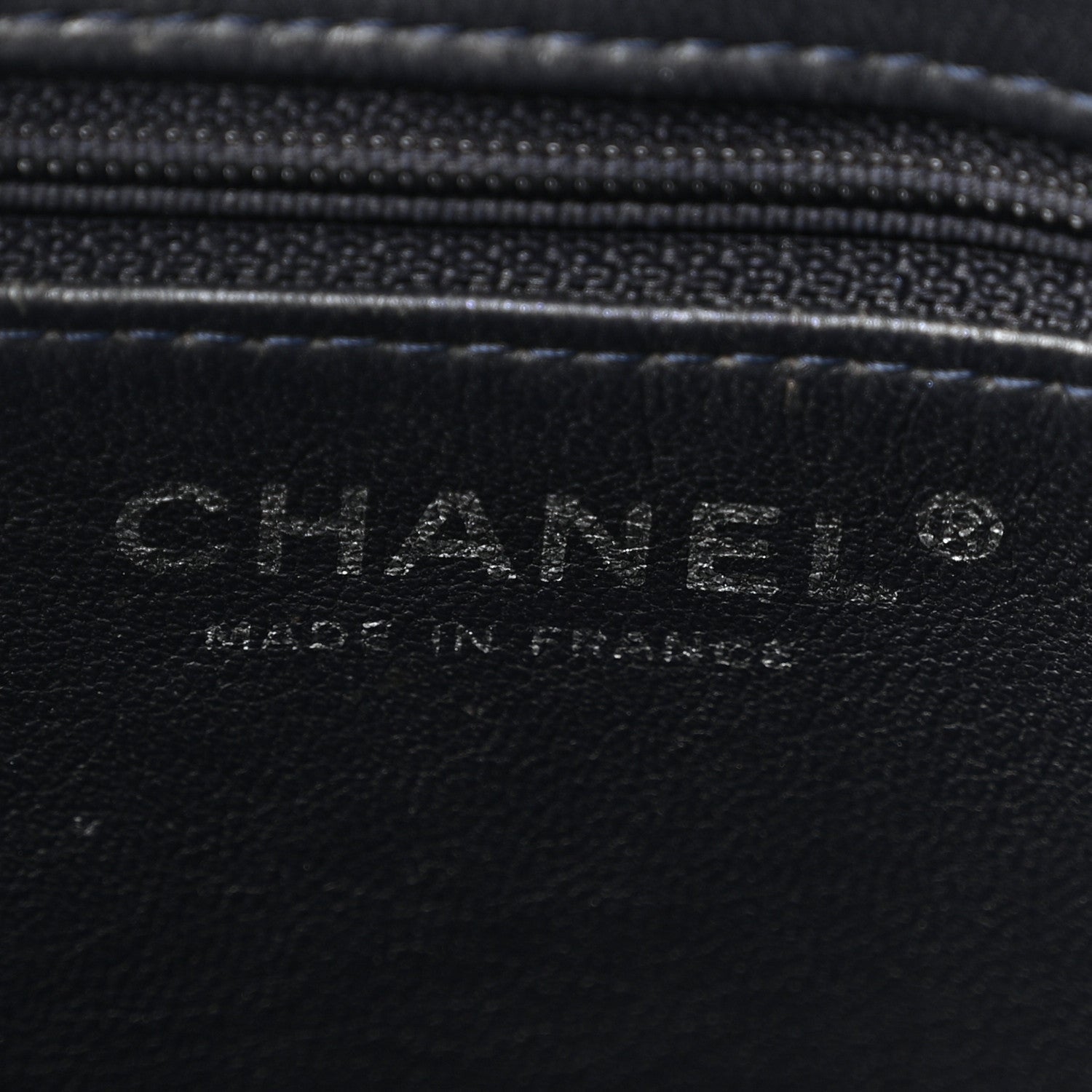 Chanel Caviar Quilted Medallion Tote Navy