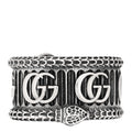 Gucci Sterling Silver GG Marmont Snake Band Ring 64 10.75