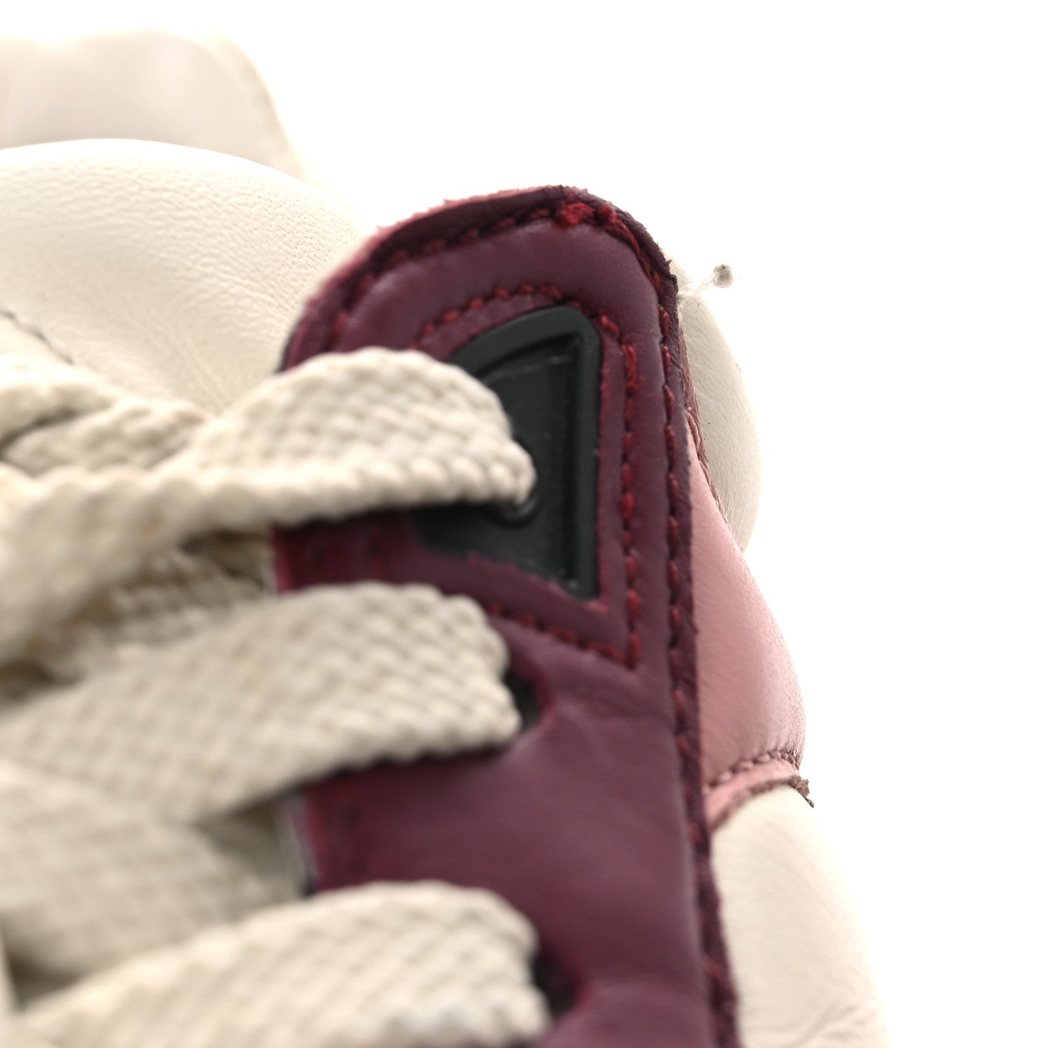 Calfskin CC Sneakers 38.5 Light Burgundy White Pink