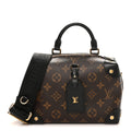 Louis Vuitton Monogram Petite Malle Souple Black