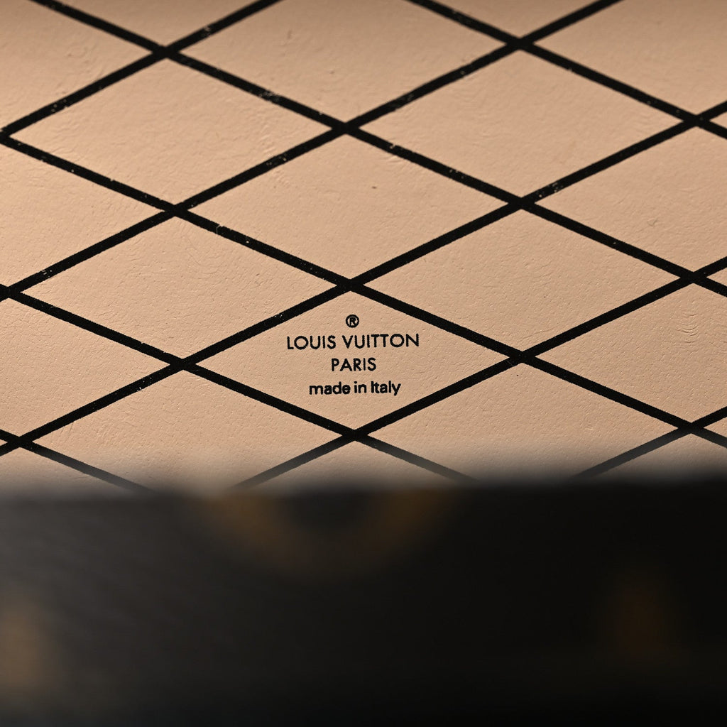 Louis Vuitton Monogram Leopard Corduroy Petite Malle