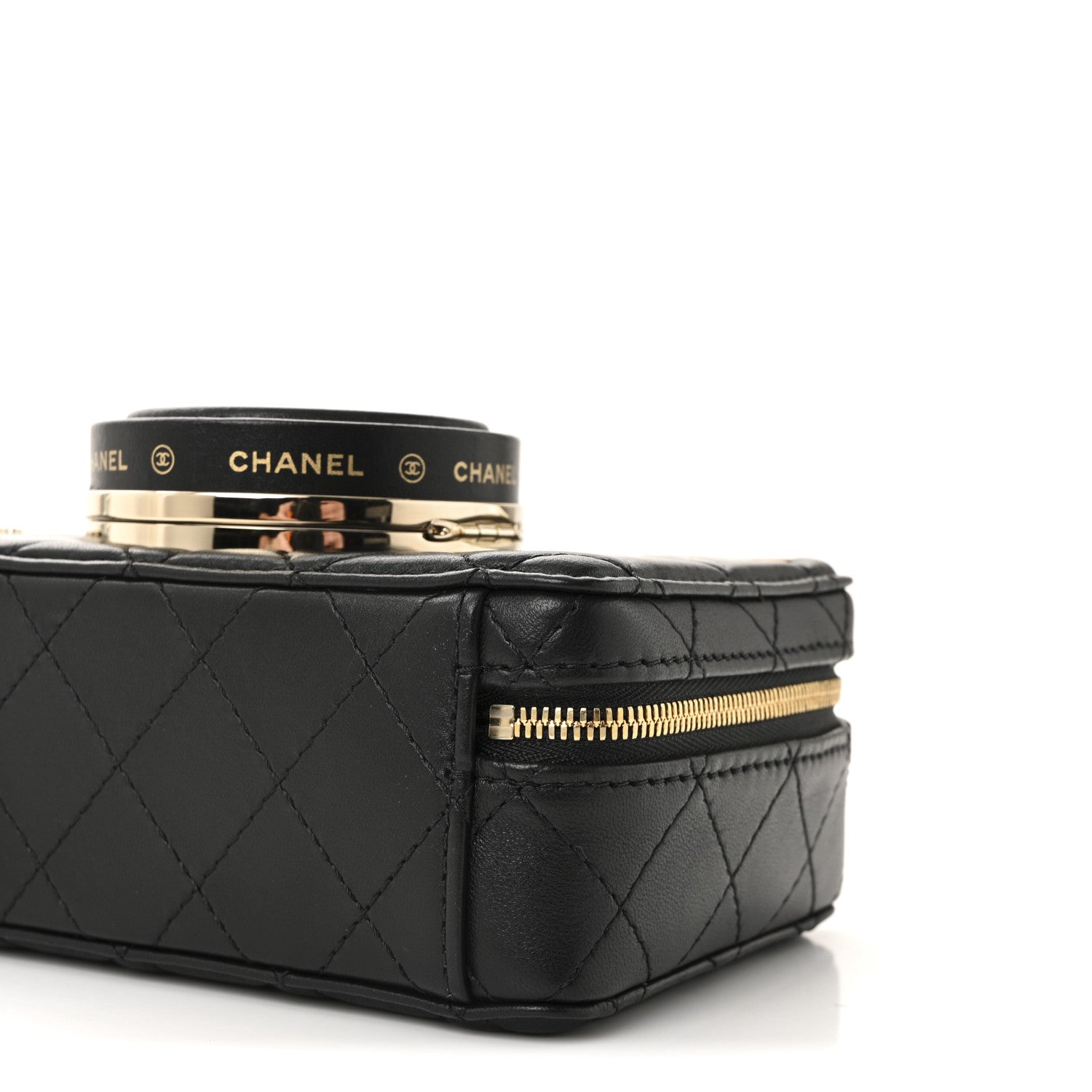 Chanel Lambskin Quilted Coco Click Bag Black