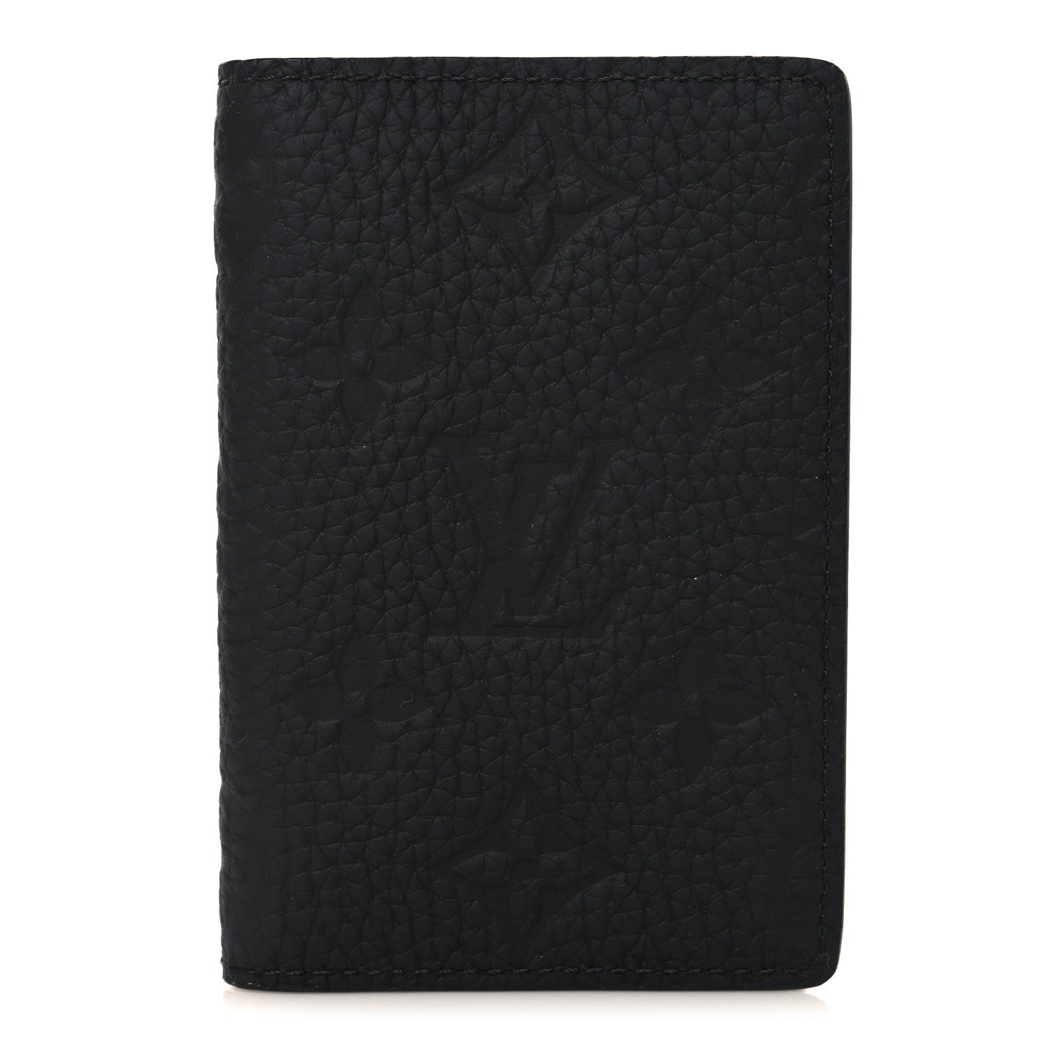 Louis Vuitton Taurillon Monogram Pocket Organizer Black