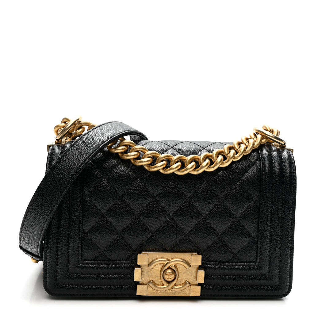 Chanel Caviar Quilted Small Boy Flap Black