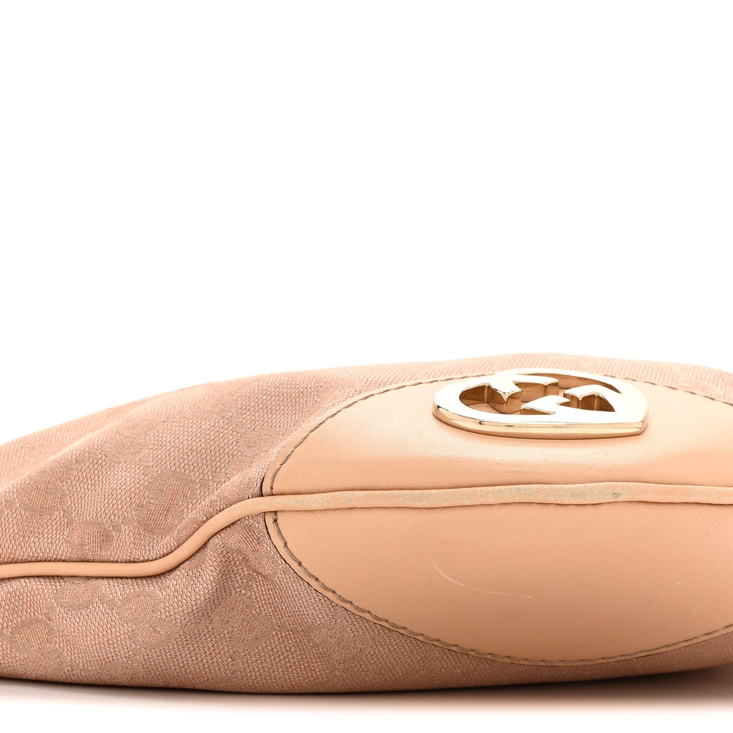 Gucci Metallic Monogram Small Lovely Heart Messenger Pink