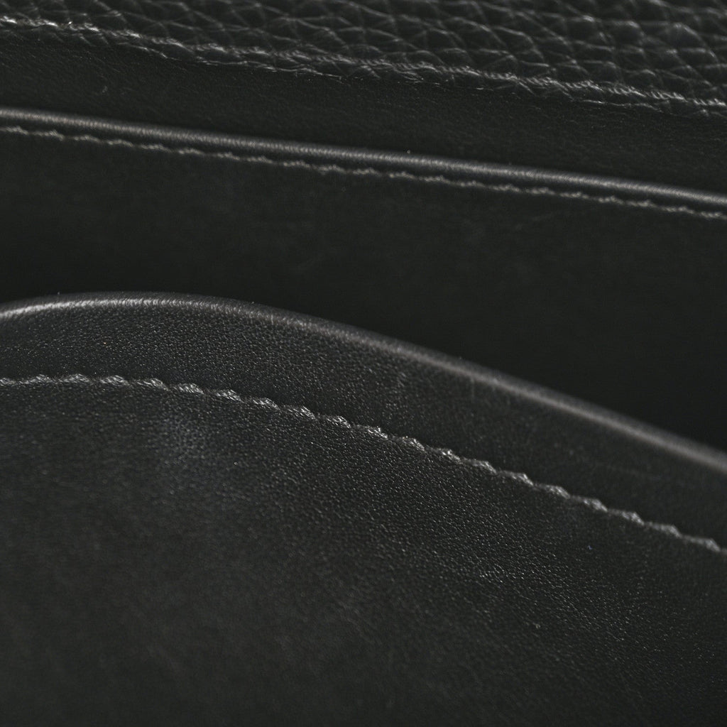 Louis Vuitton Taurillon Mini Capucines Black
