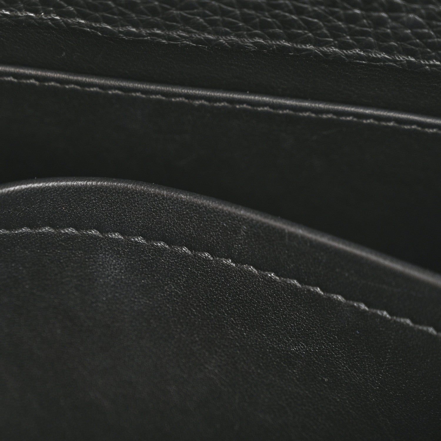 Louis Vuitton Taurillon Mini Capucines Black