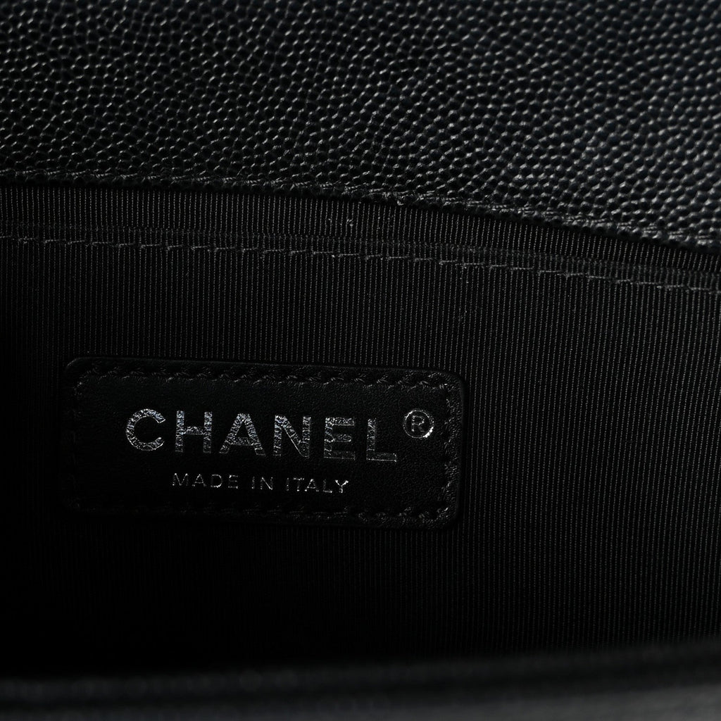Chanel Caviar Quilted Small Boy Flap Black