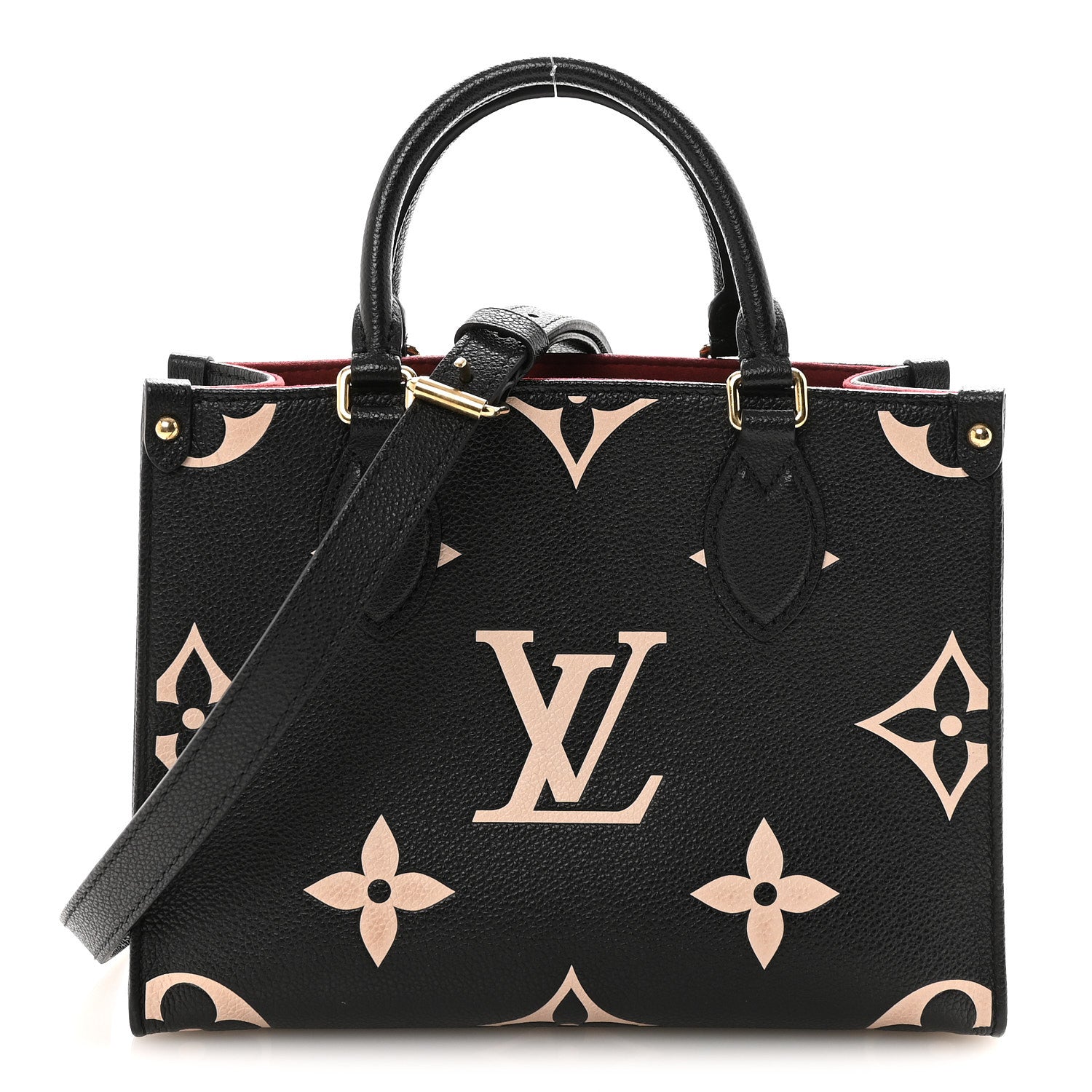 Louis Vuitton Empreinte Monogram Giant Onthego PM Black Beige