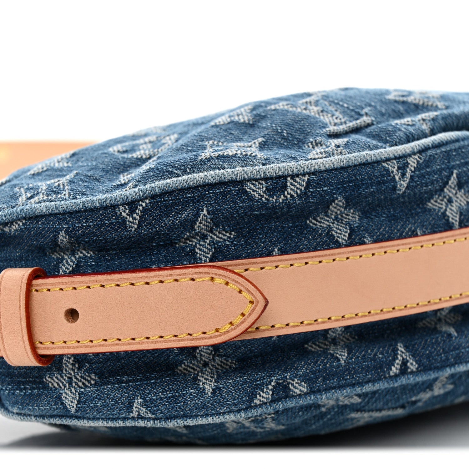 Louis Vuitton Monogram Denim Croissant MM Blue
