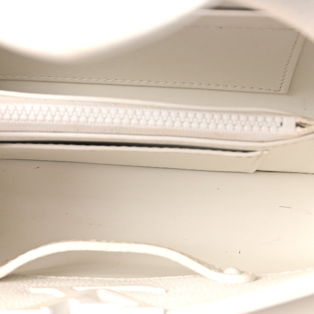 Louis Vuitton Taurillon Capucines East West Mini Optic White