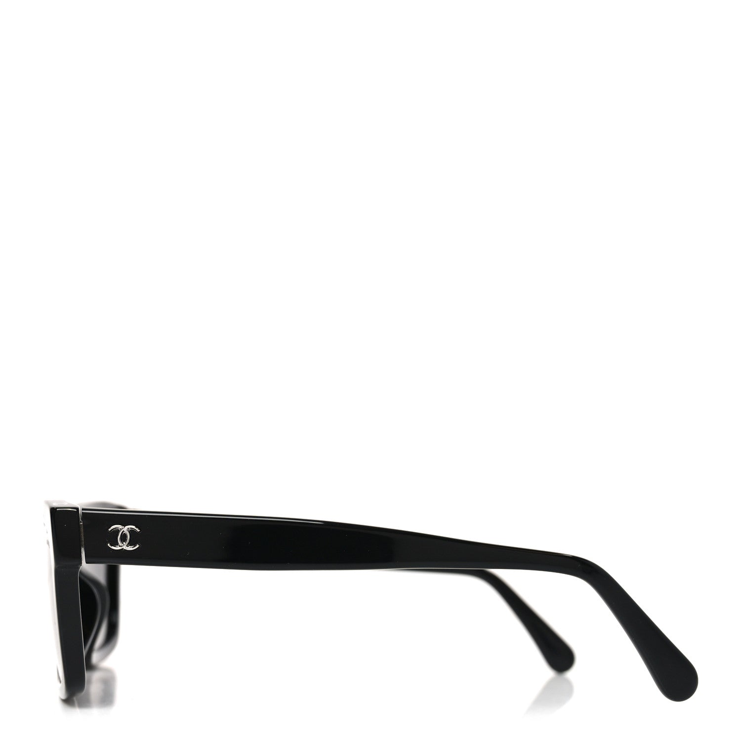 Acetate Polarized Square Sunglasses 5417-A Black