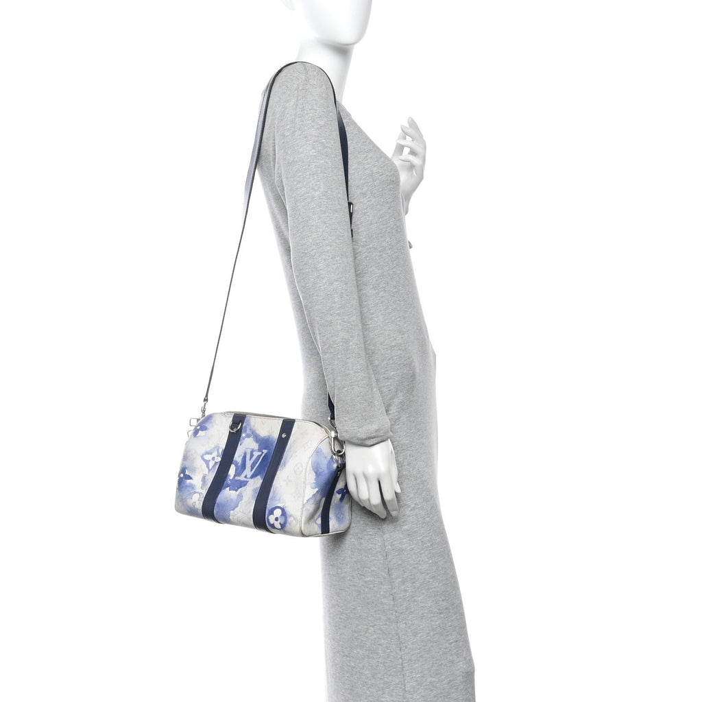 Louis Vuitton Monogram Watercolor Keepall XS Blue