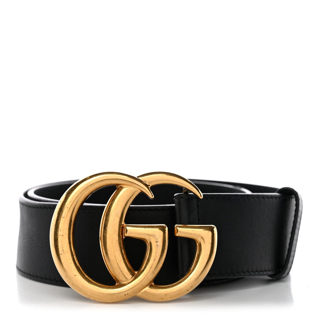 Gucci Calfskin Double G 30mm Belt 70 28 Black