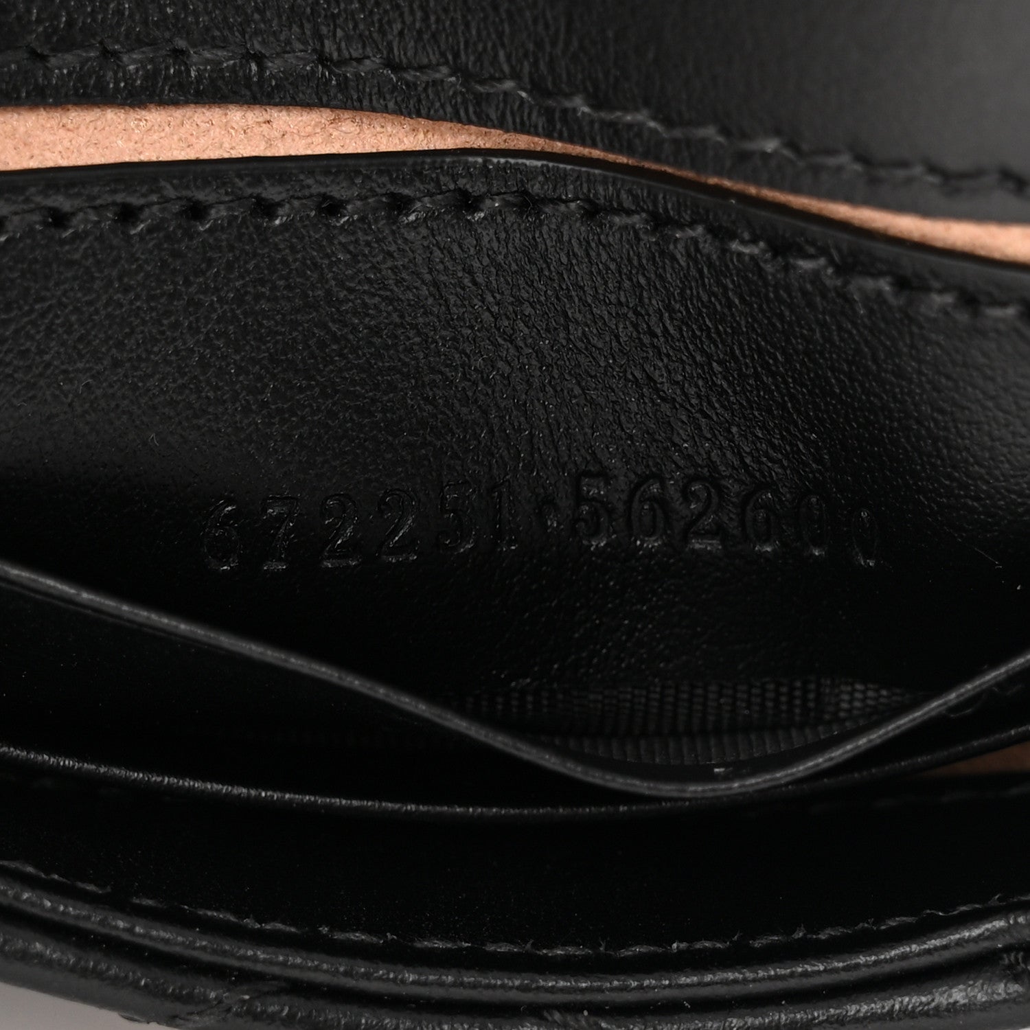 Gucci Calfskin Small GG Marmont Phone Crossbody Bag Black
