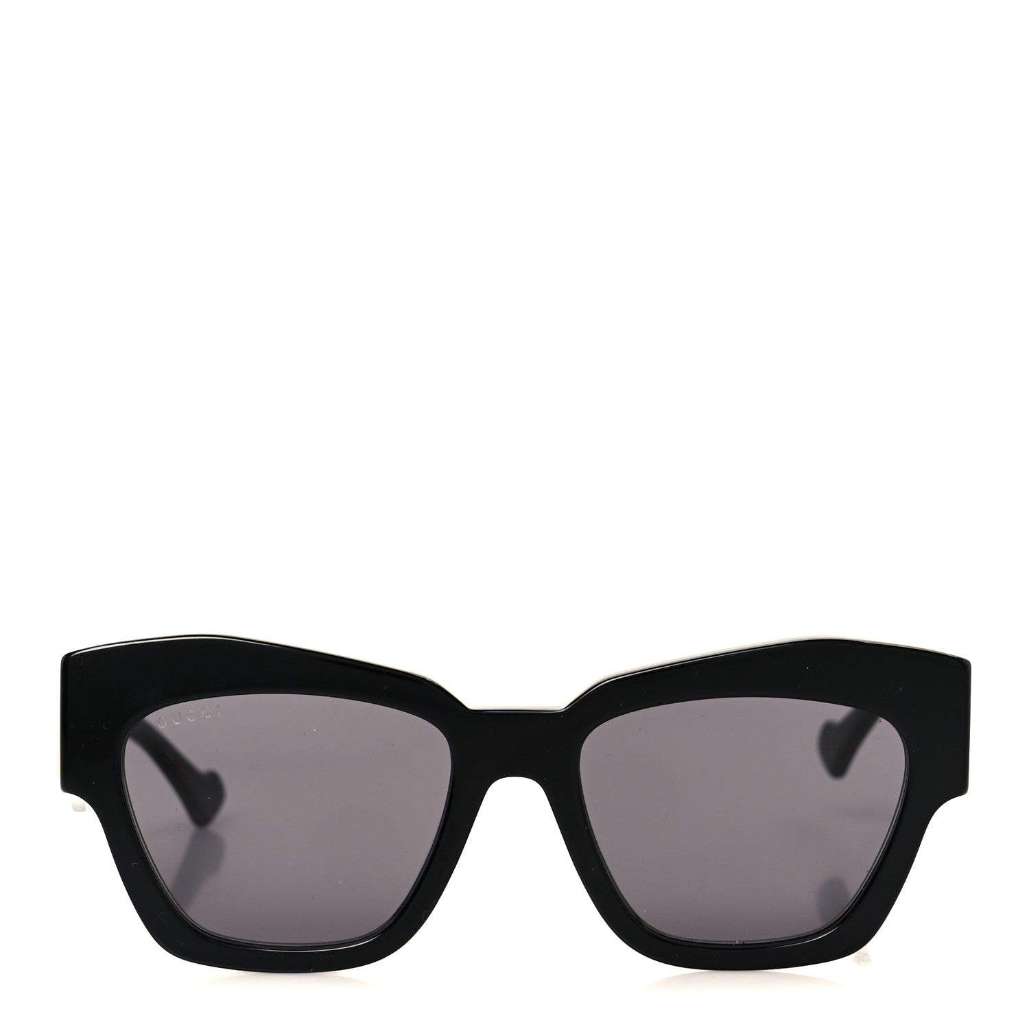 Gucci Acetate Square Frame Sunglasses GG1422S Black Grey