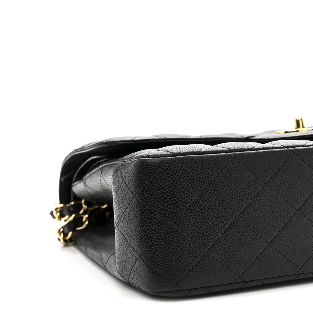 Chanel Caviar Quilted Jumbo Double Flap Black