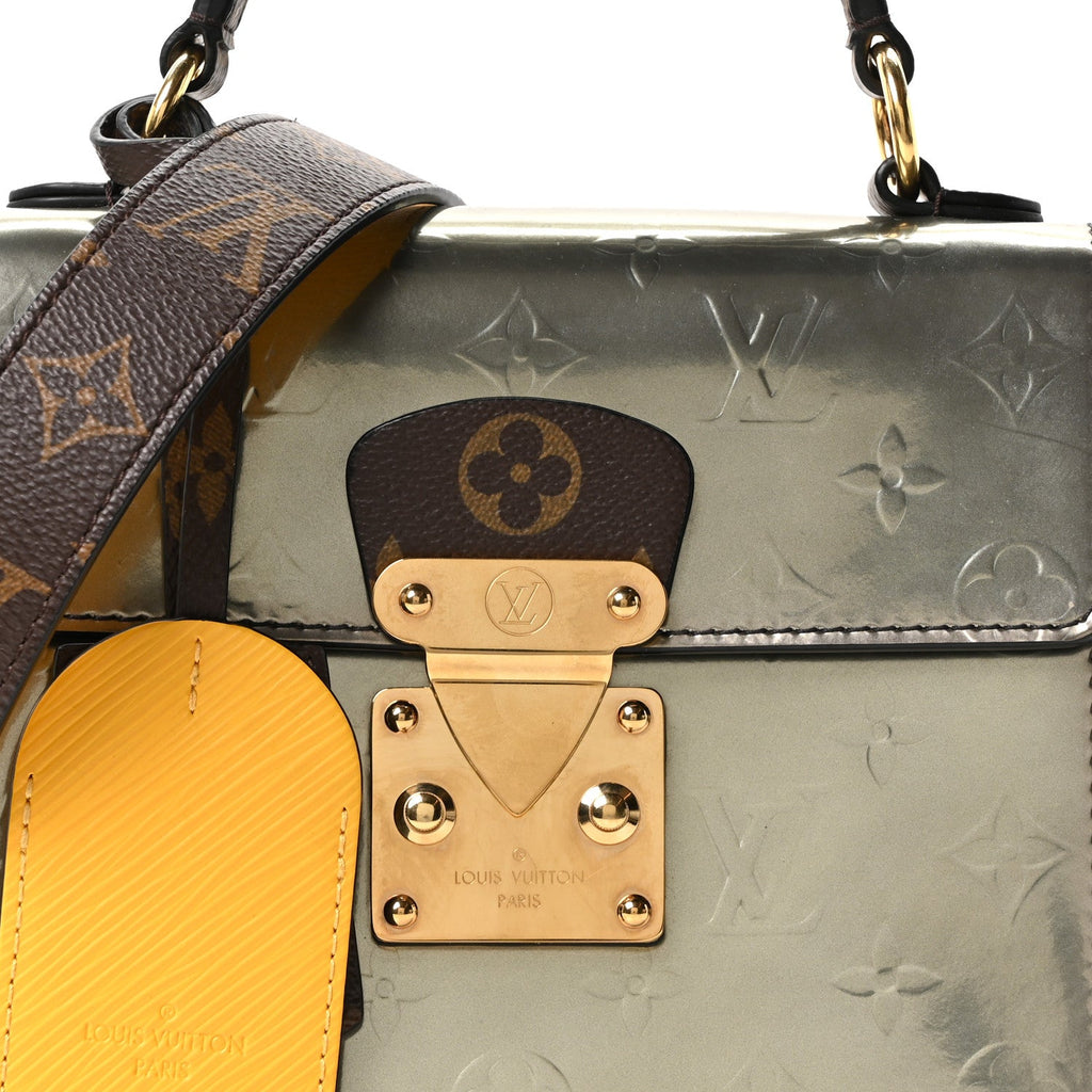 Louis Vuitton Vernis Epi Monogram Spring Street Bitume Metallise