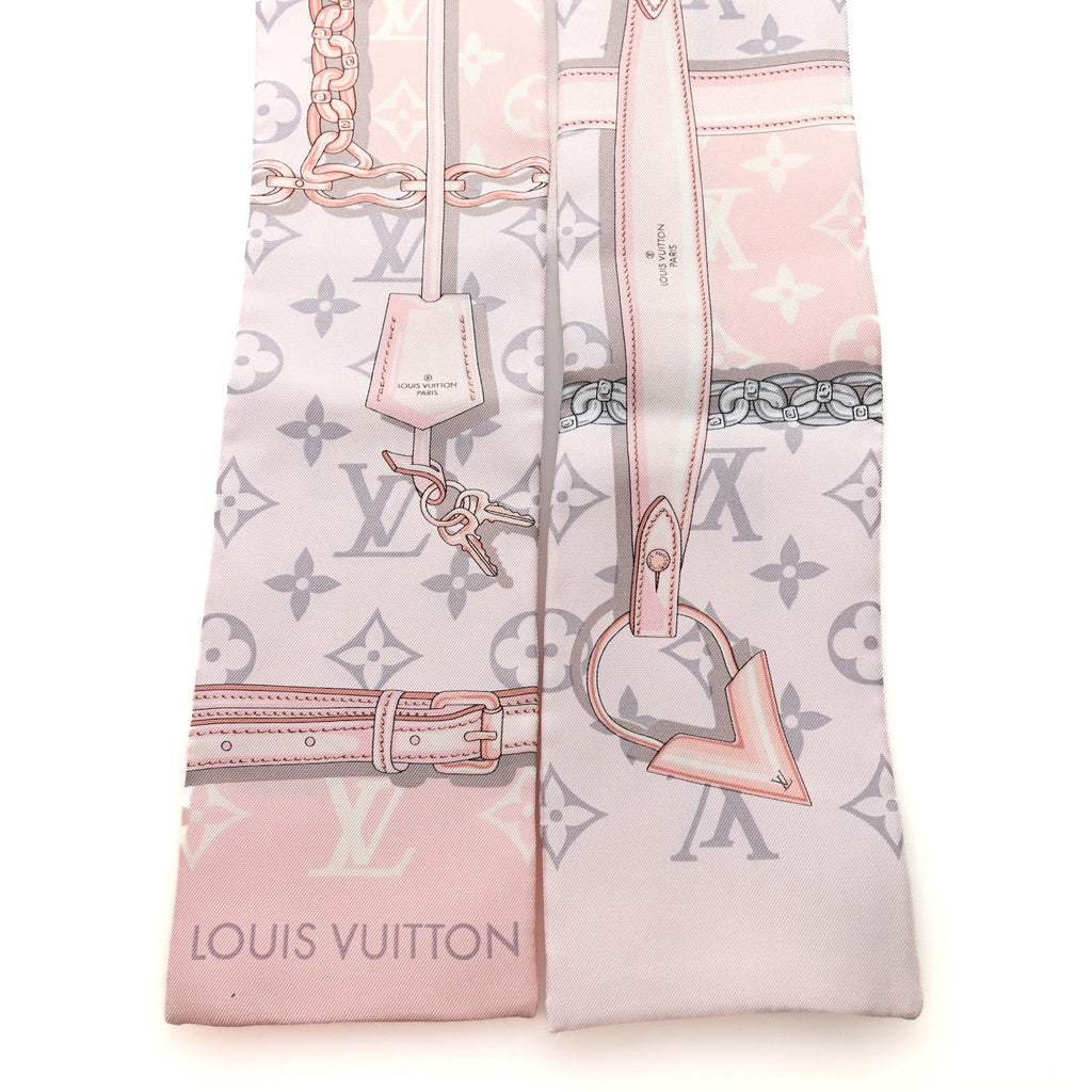 Louis Vuitton Silk Monogram Confidential Bandeau Light Pink
