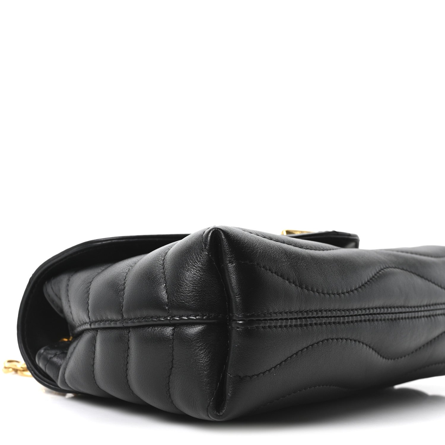 Louis Vuitton Calfskin LV New Wave Chain Bag Black