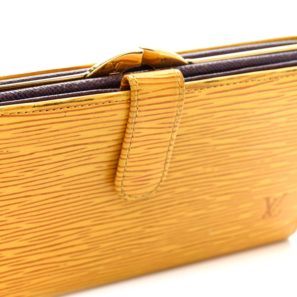 Louis Vuitton Epi Continental French Purse Wallet Tassil