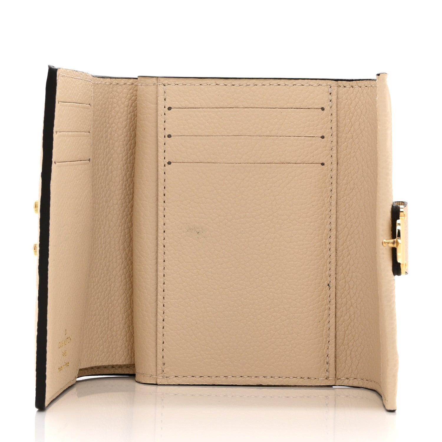Louis Vuitton Empreinte Metis Compact Wallet Cream