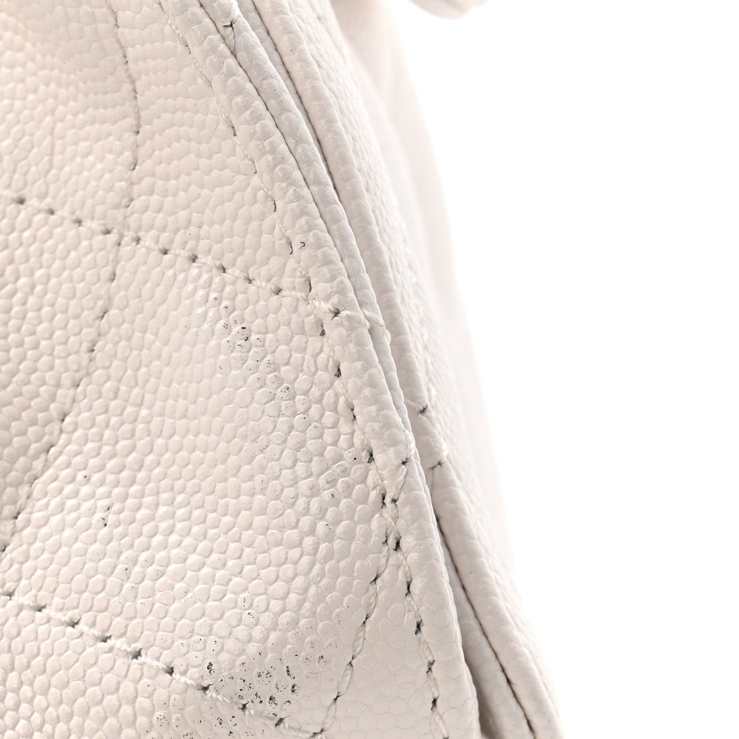 Chanel Caviar Quilted Small Chanel 25 Handbag White