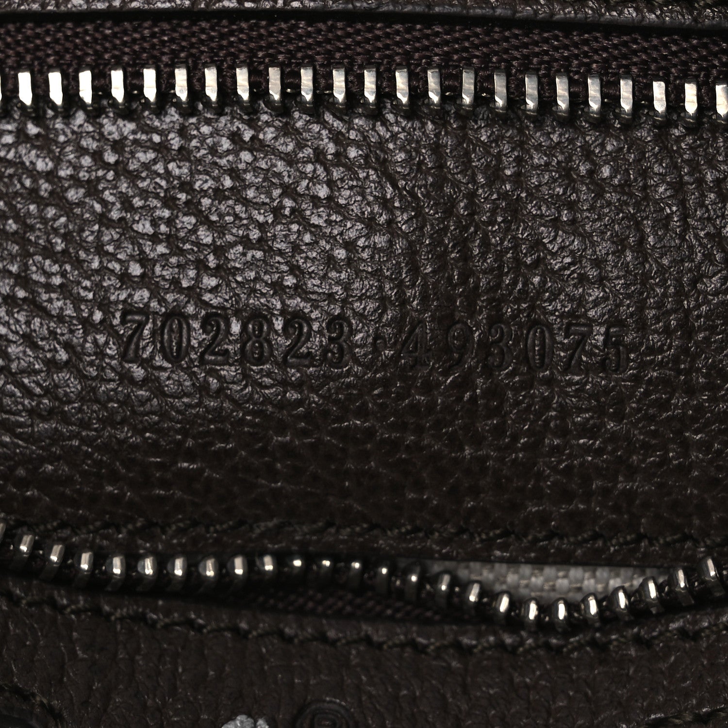 Gucci GG Supreme Monogram Textured Calfskin Web Large Attache Shoulder Bag Beige Ebony New Acero