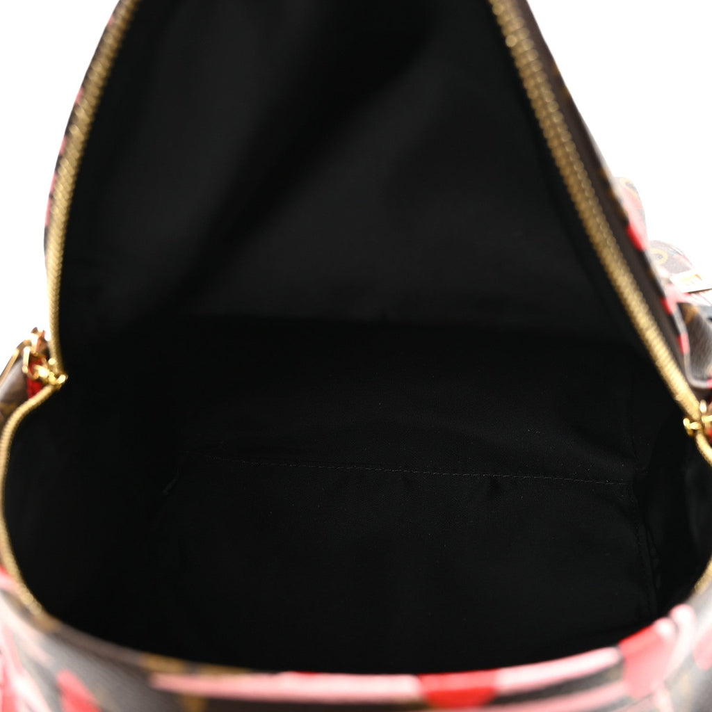 Louis Vuitton Monogram Jungle Dots Palm Springs Backpack PM Sugar Pink Poppy