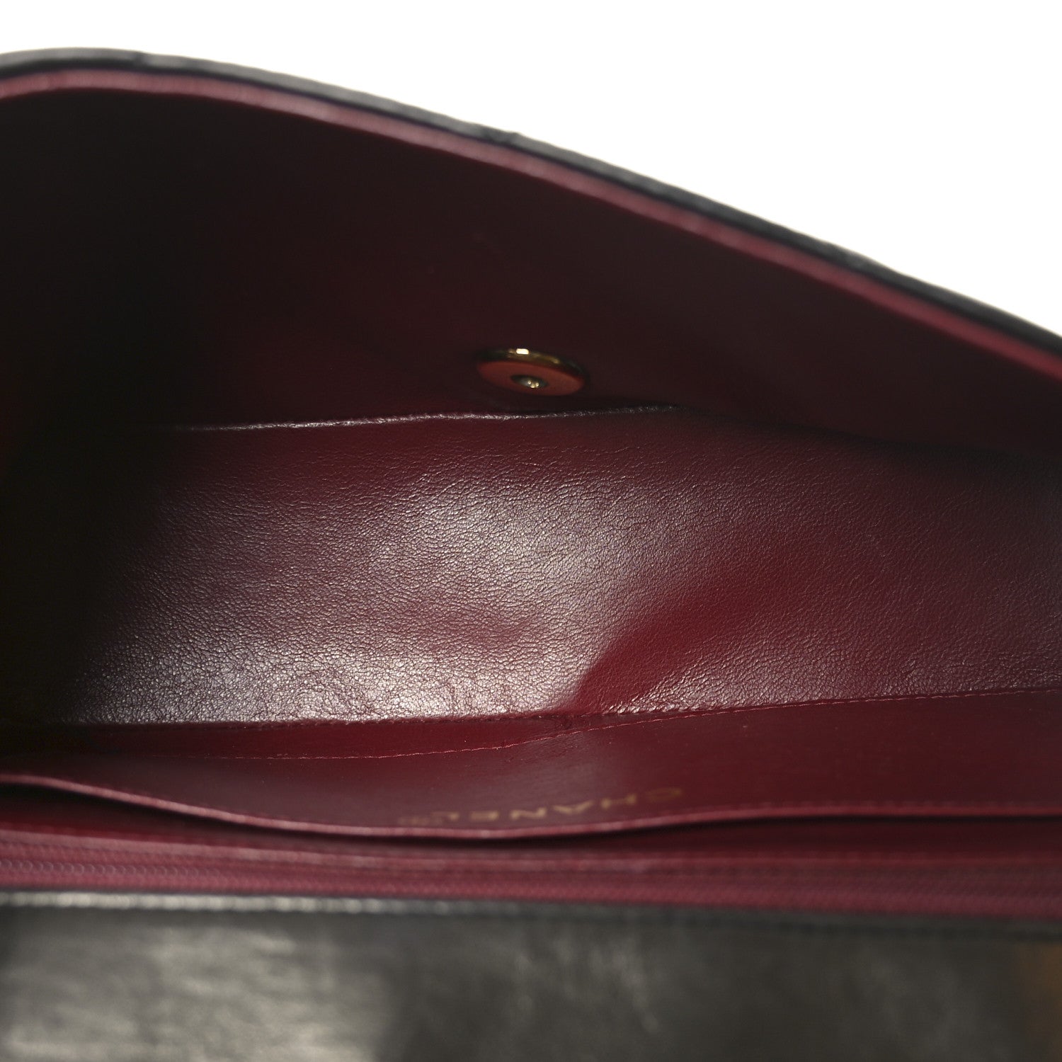 Chanel Lambskin Quilted Small Single Flap Black