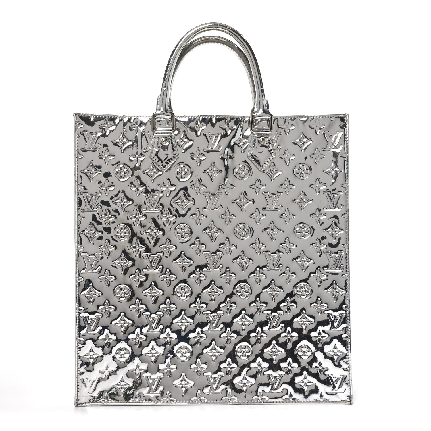 Louis Vuitton Monogram Miroir Sac Plat Silver