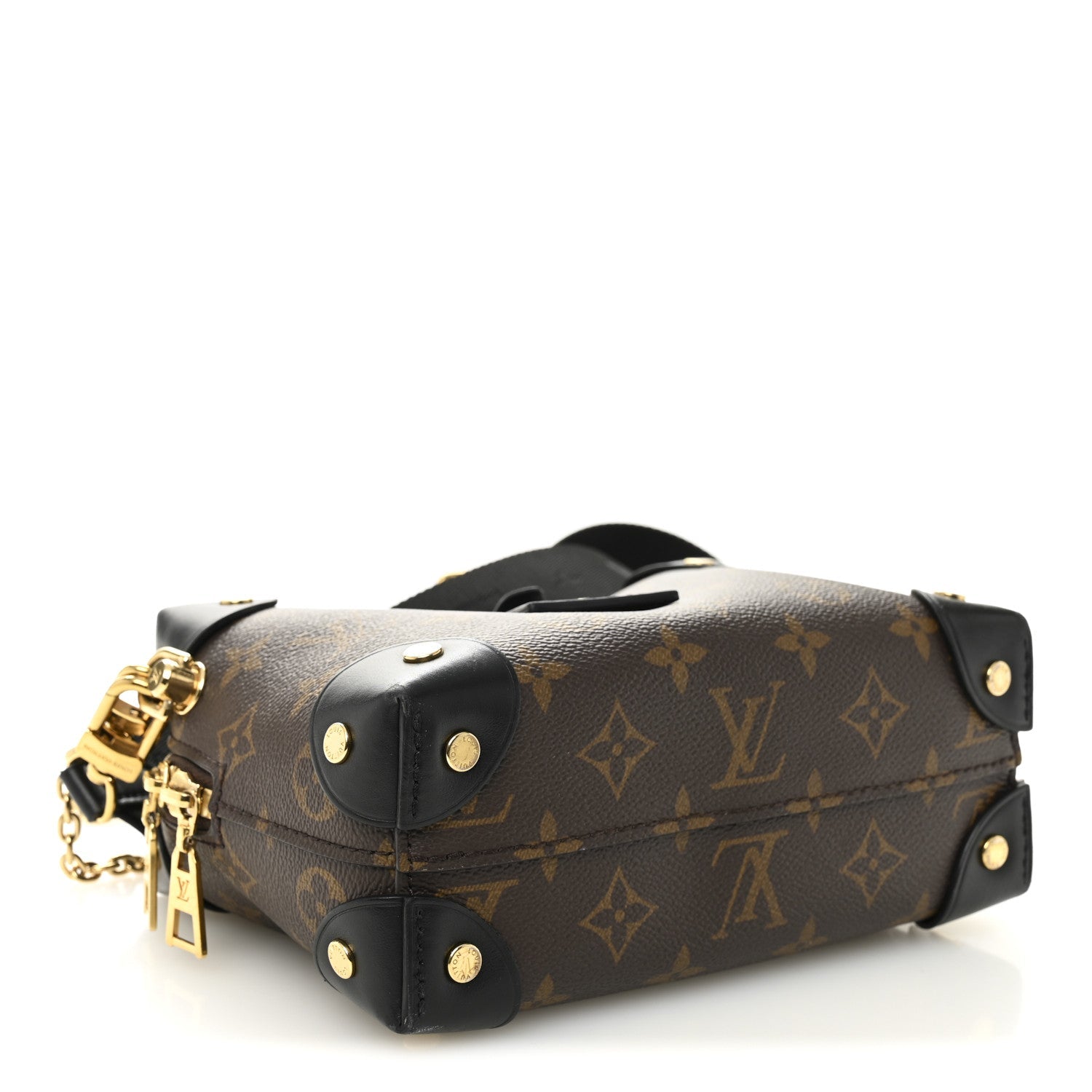 Louis Vuitton Monogram Petite Malle Souple Black