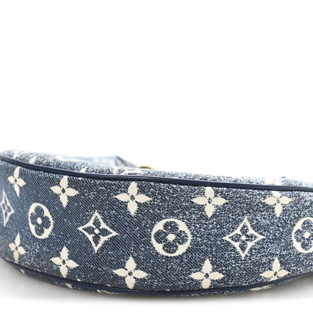 Louis Vuitton Monogram Jacquard Denim Loop Bleu