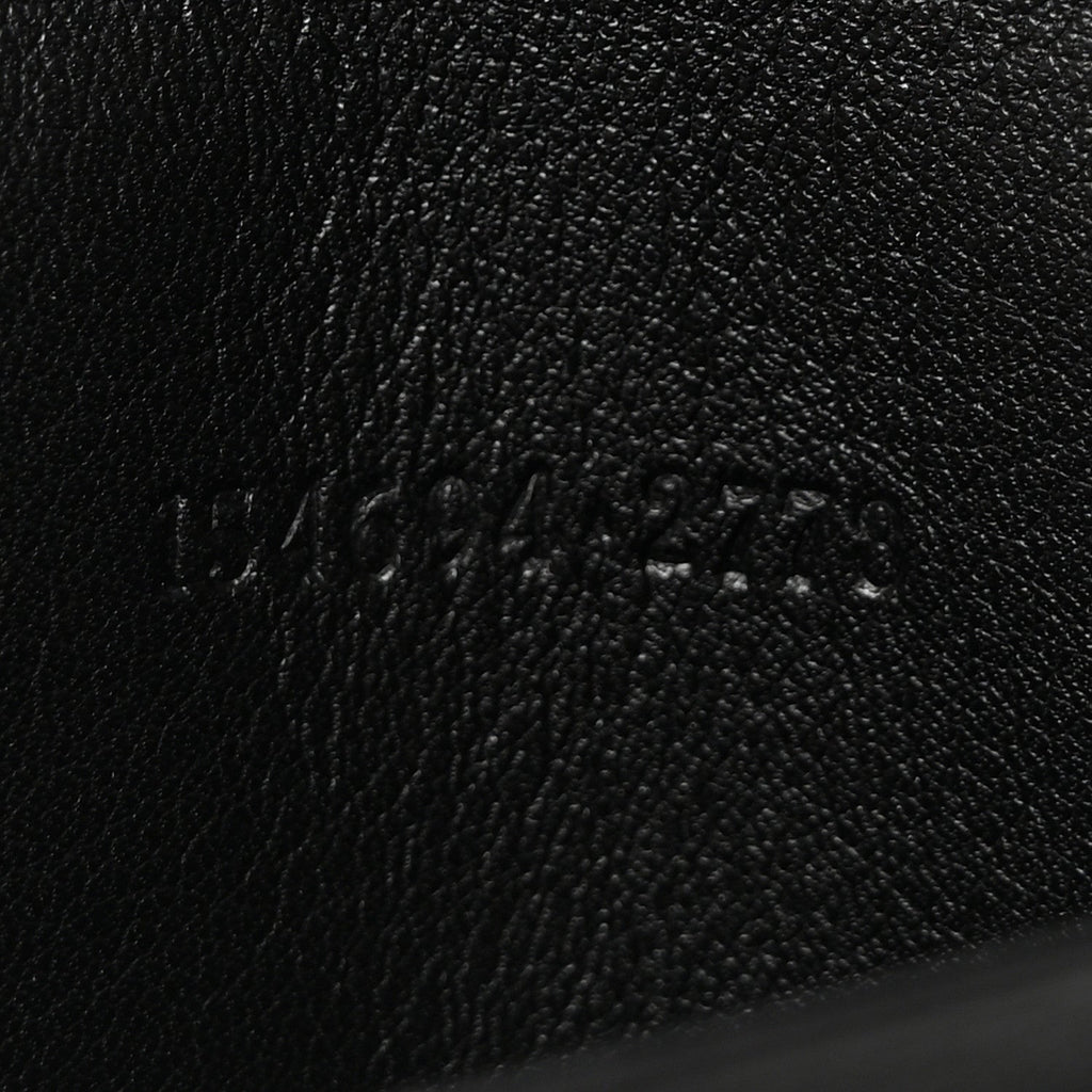 Gucci Guccissima Passport Case Black