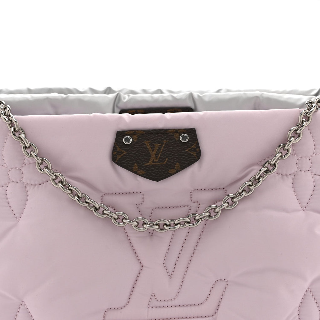 Louis Vuitton Econyl Monogram Pillow Maxi Multi Pochette Accessories Silver Pale Pink