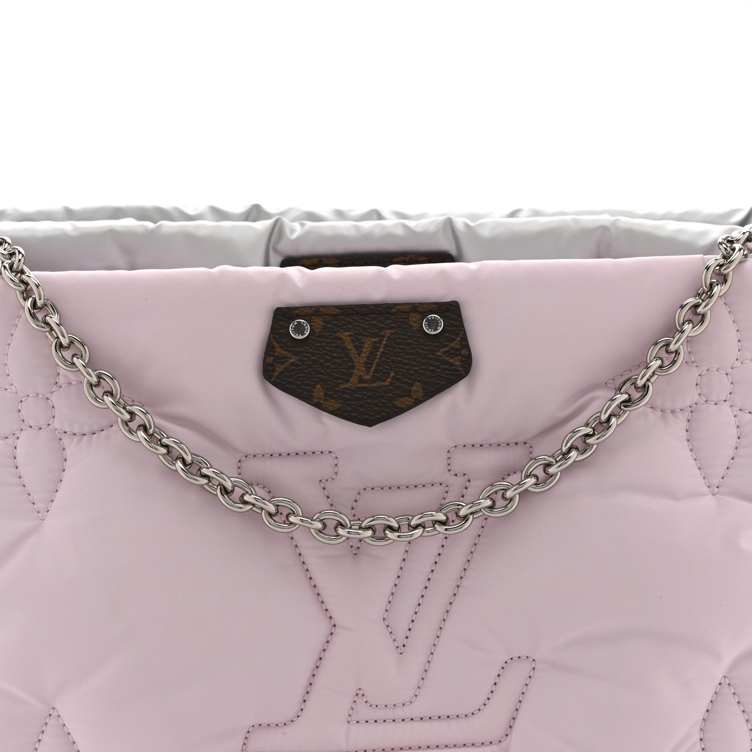 Louis Vuitton Econyl Monogram Pillow Maxi Multi Pochette Accessories Silver Pale Pink