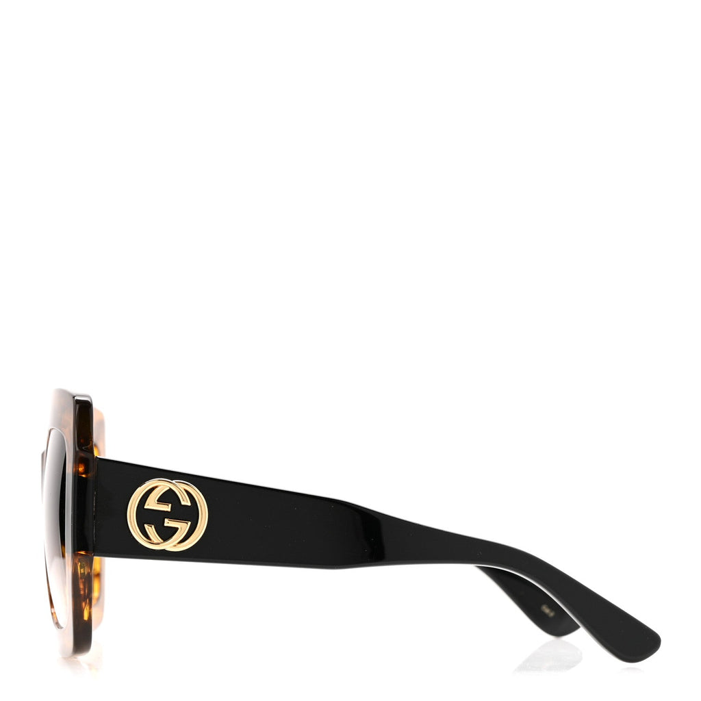 Gucci Square Frame GG0178S Sunglasses Havana