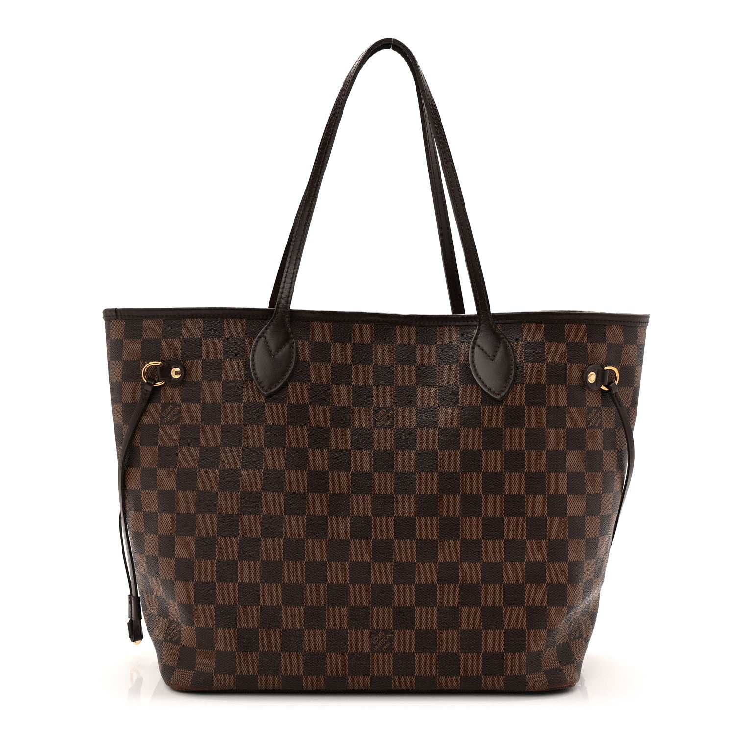Louis Vuitton Damier Ebene Neo Neverfull MM Rose Ballerine