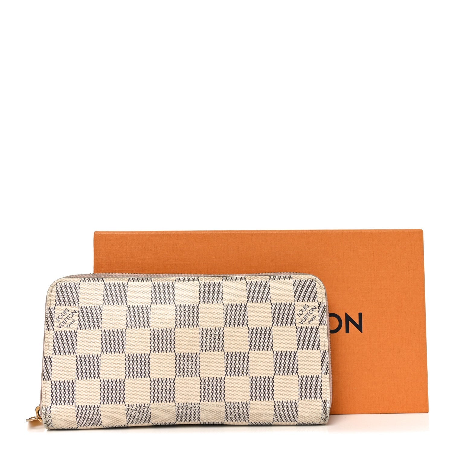 Louis Vuitton Damier Azur Zippy Wallet Rose Ballerine