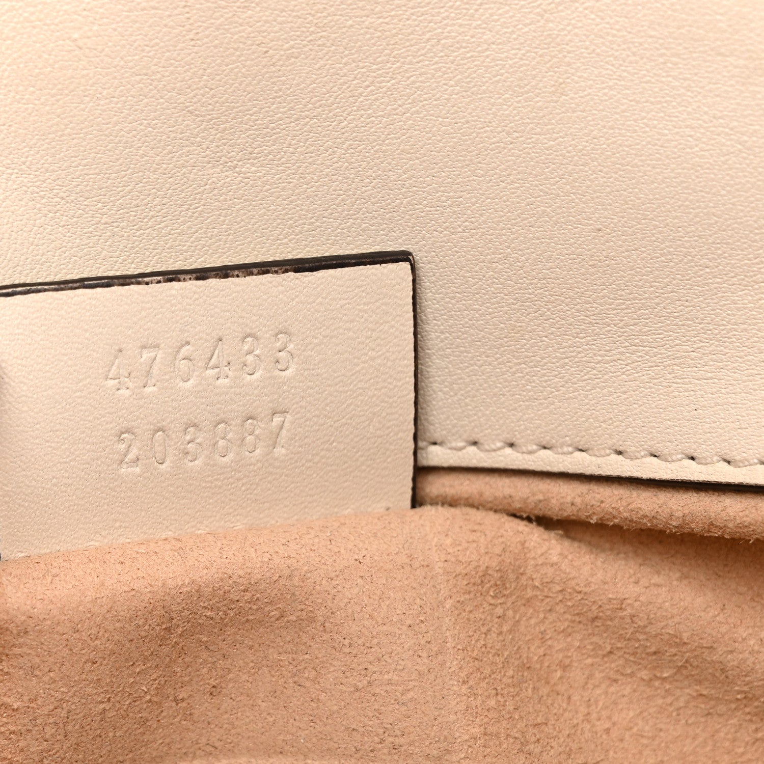 Gucci Calfskin Matelasse Super Mini GG Marmont Shoulder Bag White